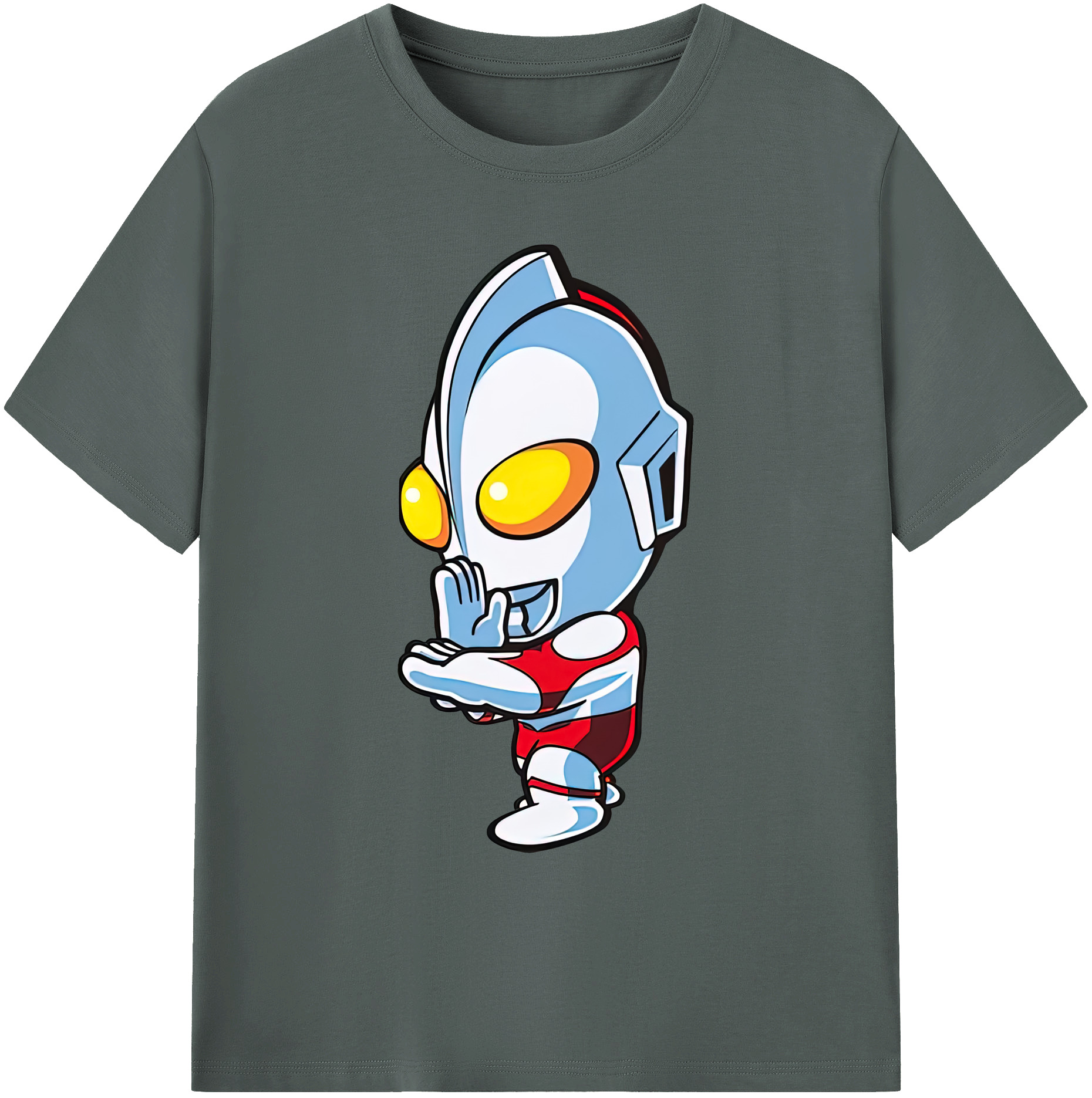 （画像用） ウルトラマン Ultraman 綿100％ メンズ半袖Tシャツ｜肌触りやわらか＆通気性